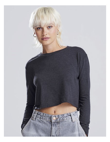 AWD-JT016-Womens Long Sleeve Cropped T 2